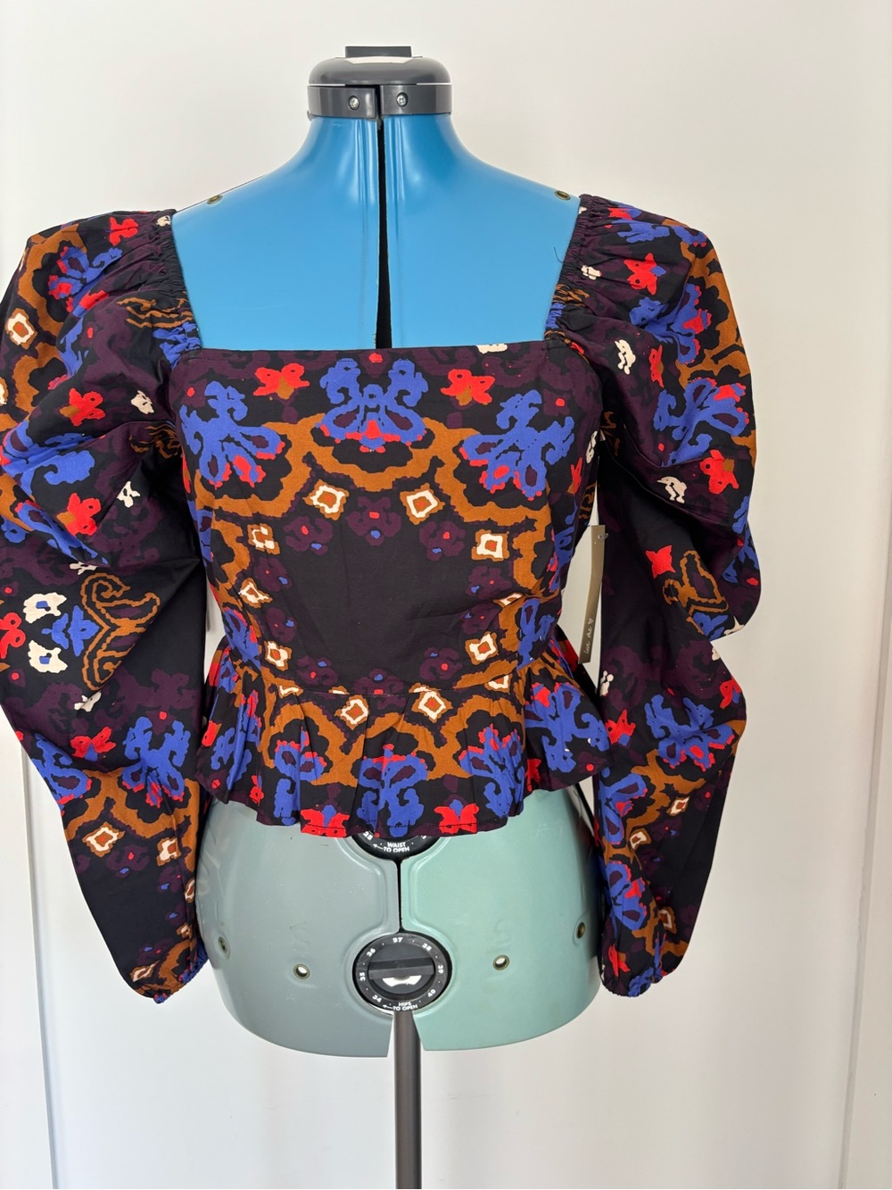 NWT Cleobella Elizabeth Floral Puff Sleeve Top S